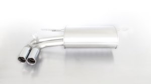 BMW 3 Series Performance Exhaust - Rear - Remus - Axle Back w/Dual Tail Pipe - 2012